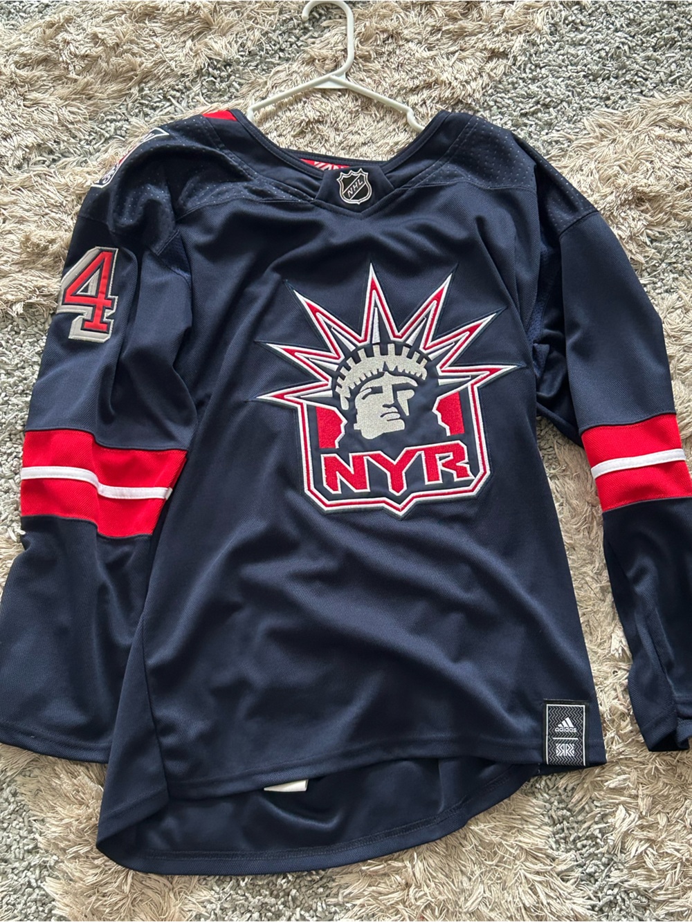 Like New - New York Rangers Vitali Kravstov Jersey - Men’s Small